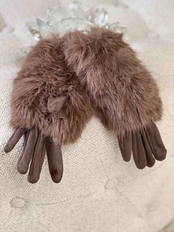 NDP - Phanie Fake Fur Glove 12050