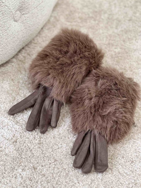 NDP - Phanie Fake Fur Glove 12050